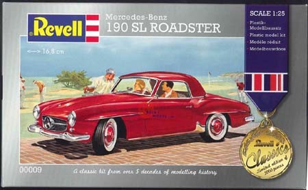 Revell 1/25 Mercedes Benz 190 SL Kit 95-00009