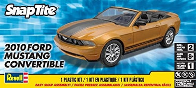 Revell 1/25 "Snap Tite" 2010 Ford Mustang convertible Kit 95-85-1963