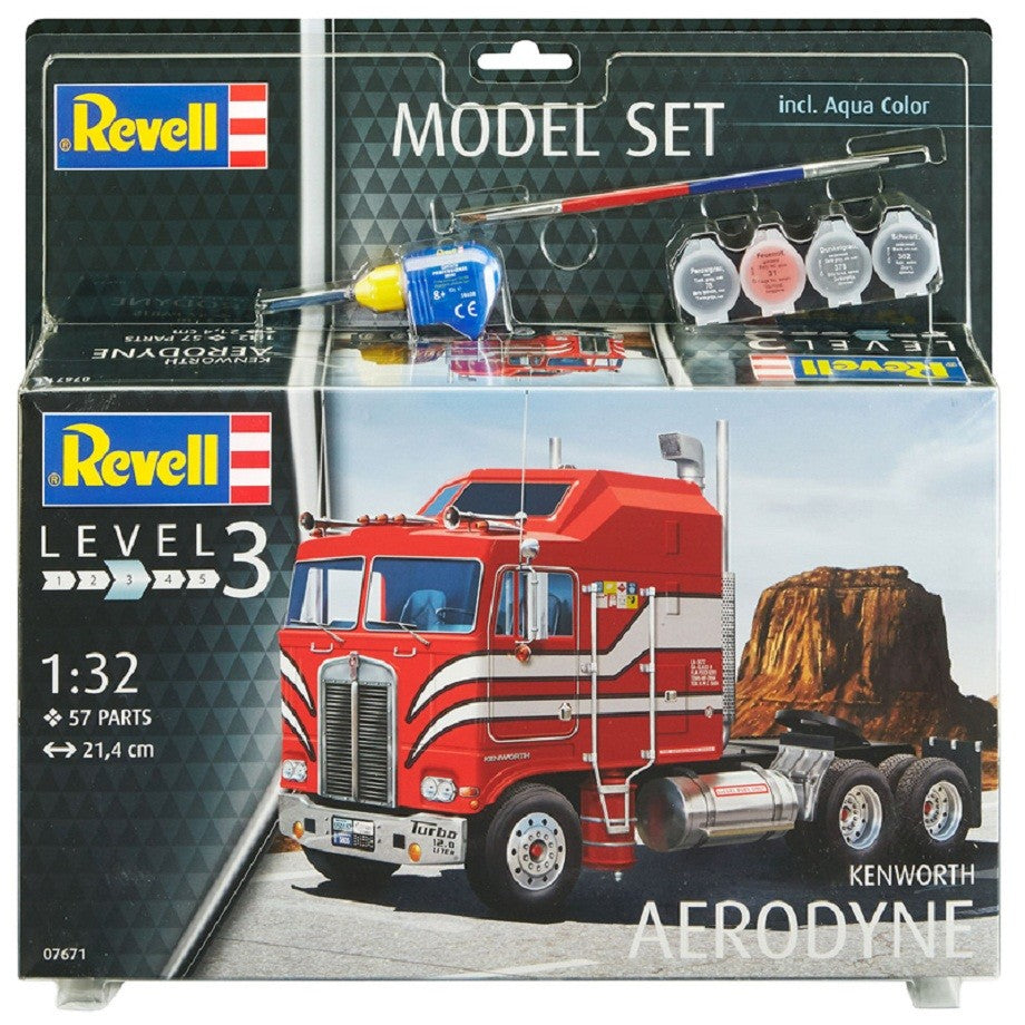 Revell 1/32 Kenworth Aerodyne incl. Aqua Color Kit 95-67671