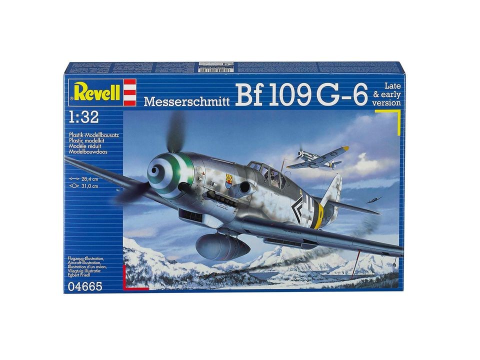 Revell 1/32 Messerschmitt Bf 109G-6 (Late & early version) Kit