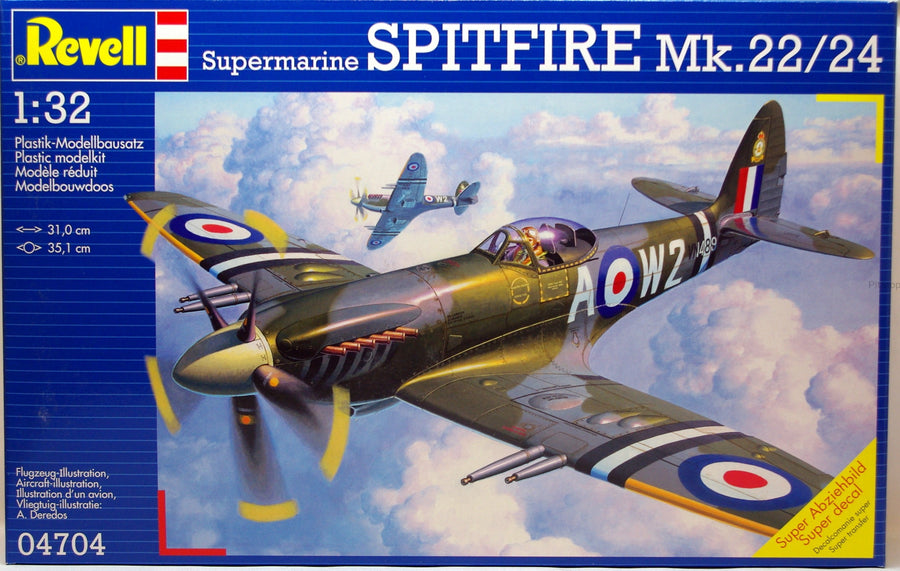 Revell 1/32 Supermarine Spitfire Mk.22/24 Kit