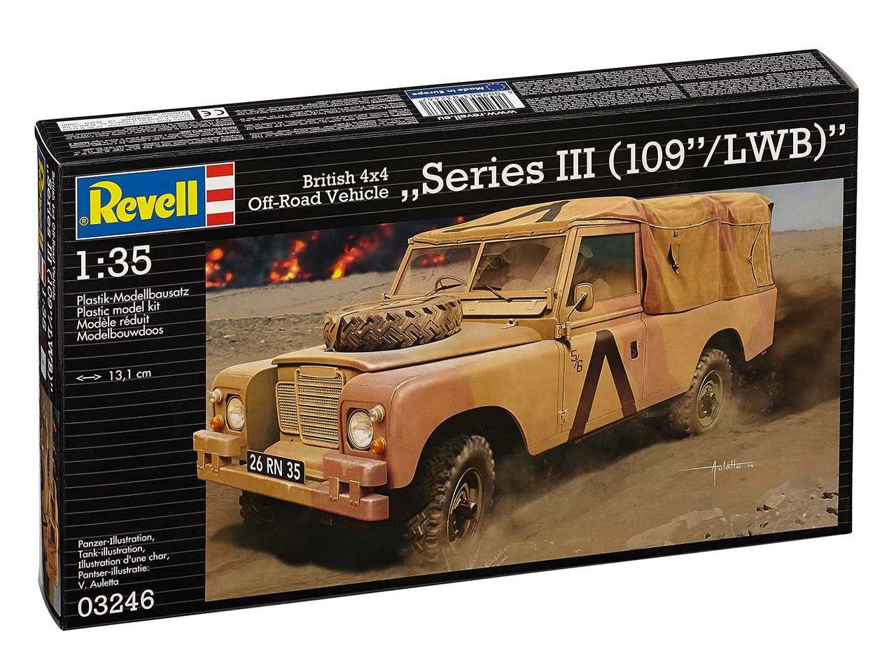 Revell 1/35 British 4x4 Off-Road Vehicle, Series III (109/LWB) Kit