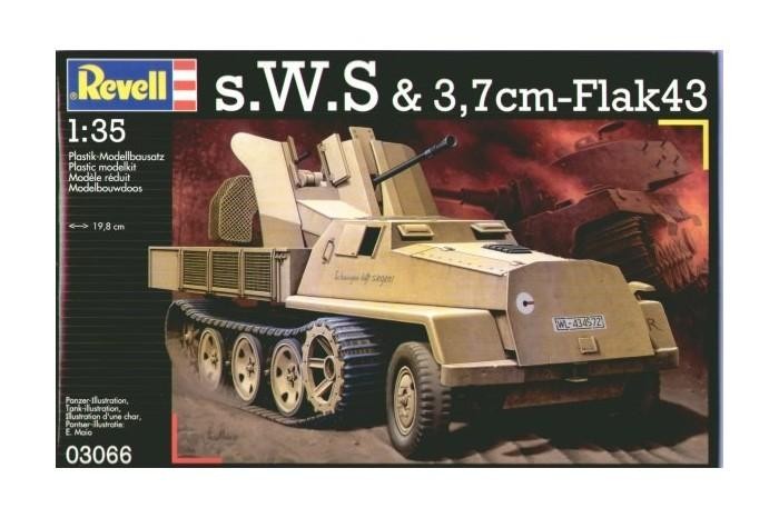Revell 1/35 s.W.S & 3,7cm-Flak43 Kit 95-03066