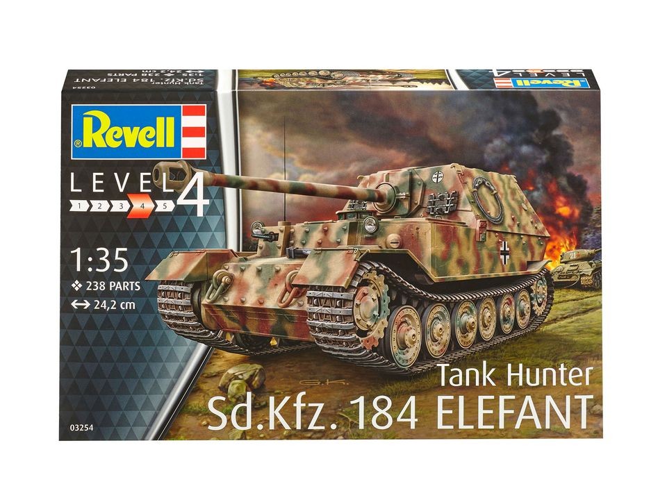 Revell 1/35 Tank Hunter Sd.Kfz. 184 Elefant Kit 95-03254
