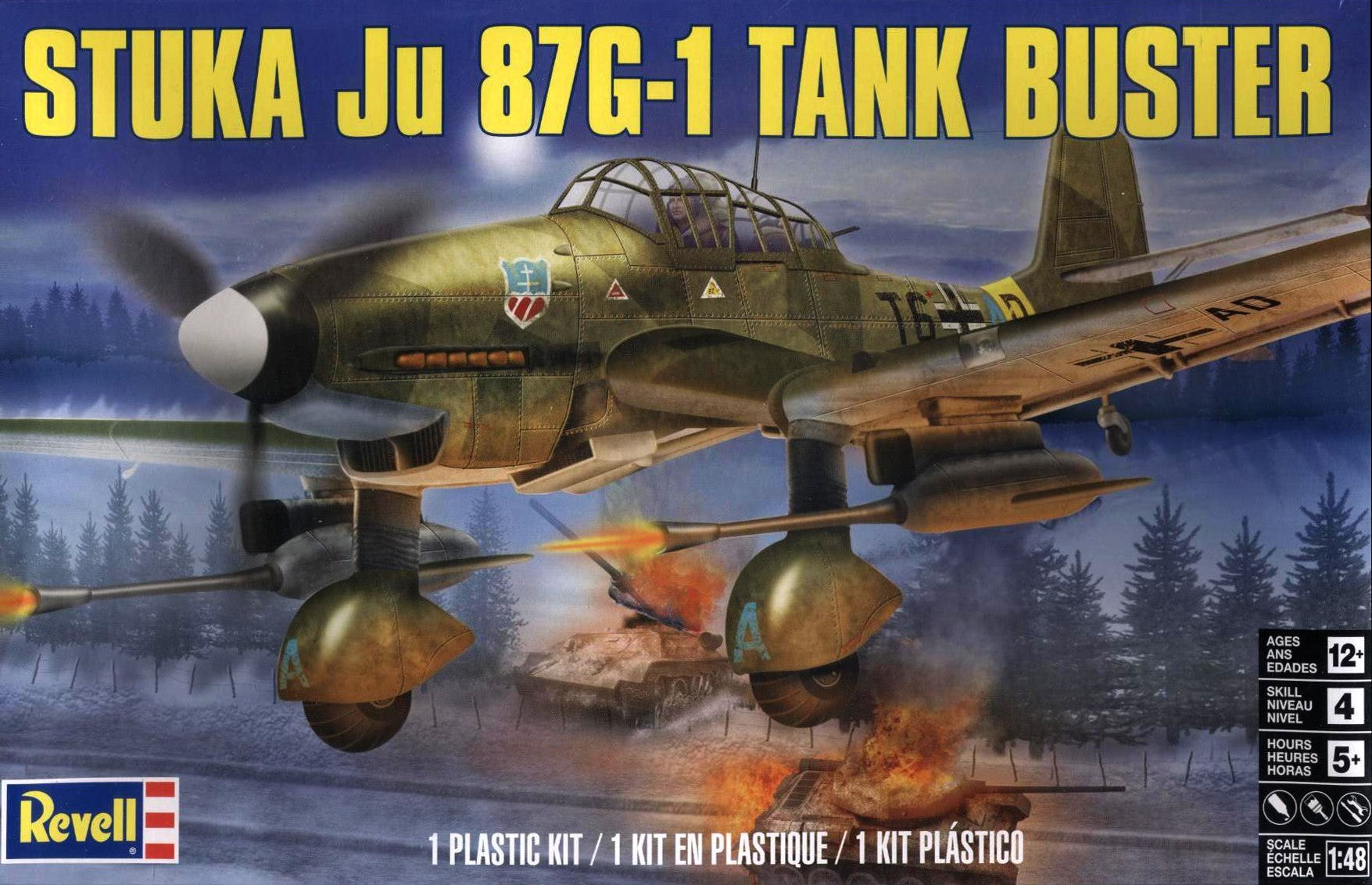 Revell 1/48 Stuka Ju 87G-1 Tank Buster Kit 95-85-5270