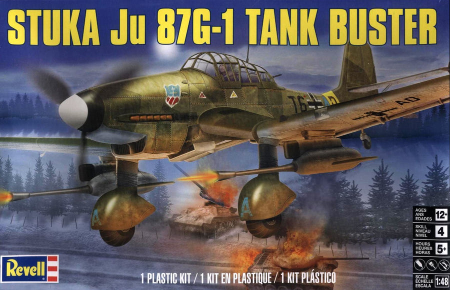 Revell 1/48 Stuka Ju 87G-1 Tank Buster Kit 95-85-5270
