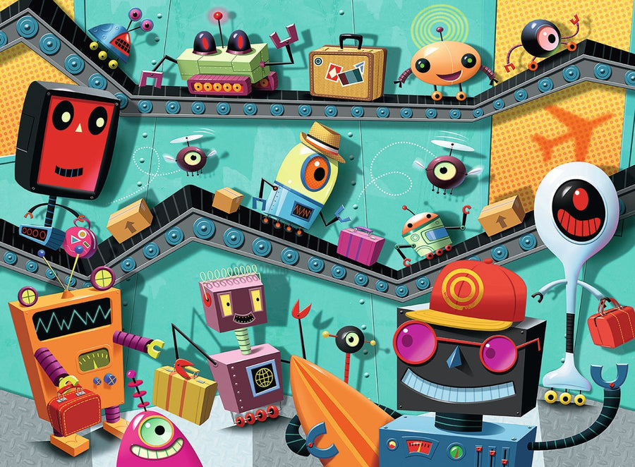 Robots by Dean MacAdam 100pcs XXL Puzzle