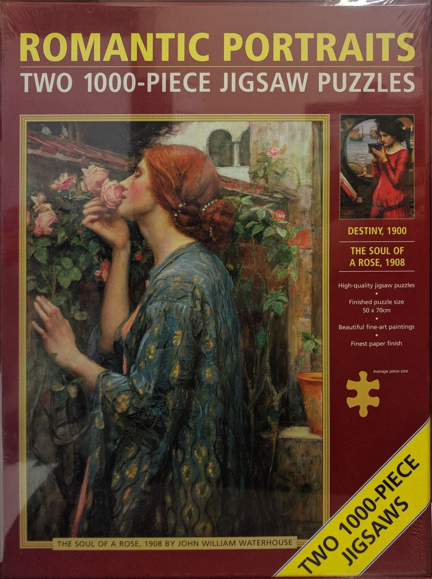 Romantic Portraits by J.W. Waterhouse 2x1000pc Puzzle
