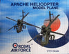 Royal Air Force 1/115 Apache Helicopter Kit