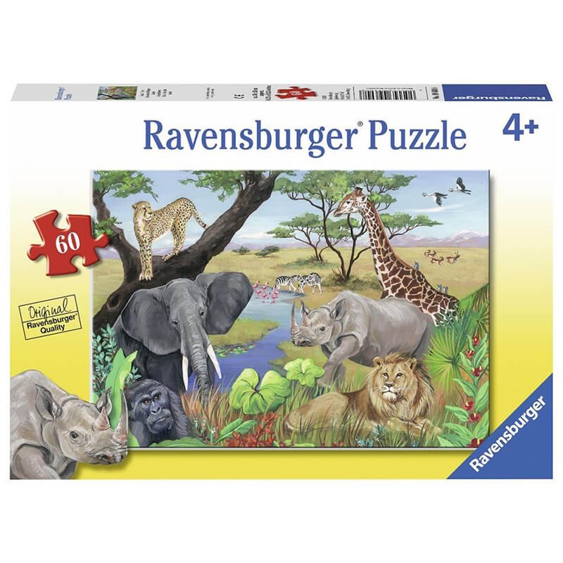 Safari Animals 60pcs Puzzle