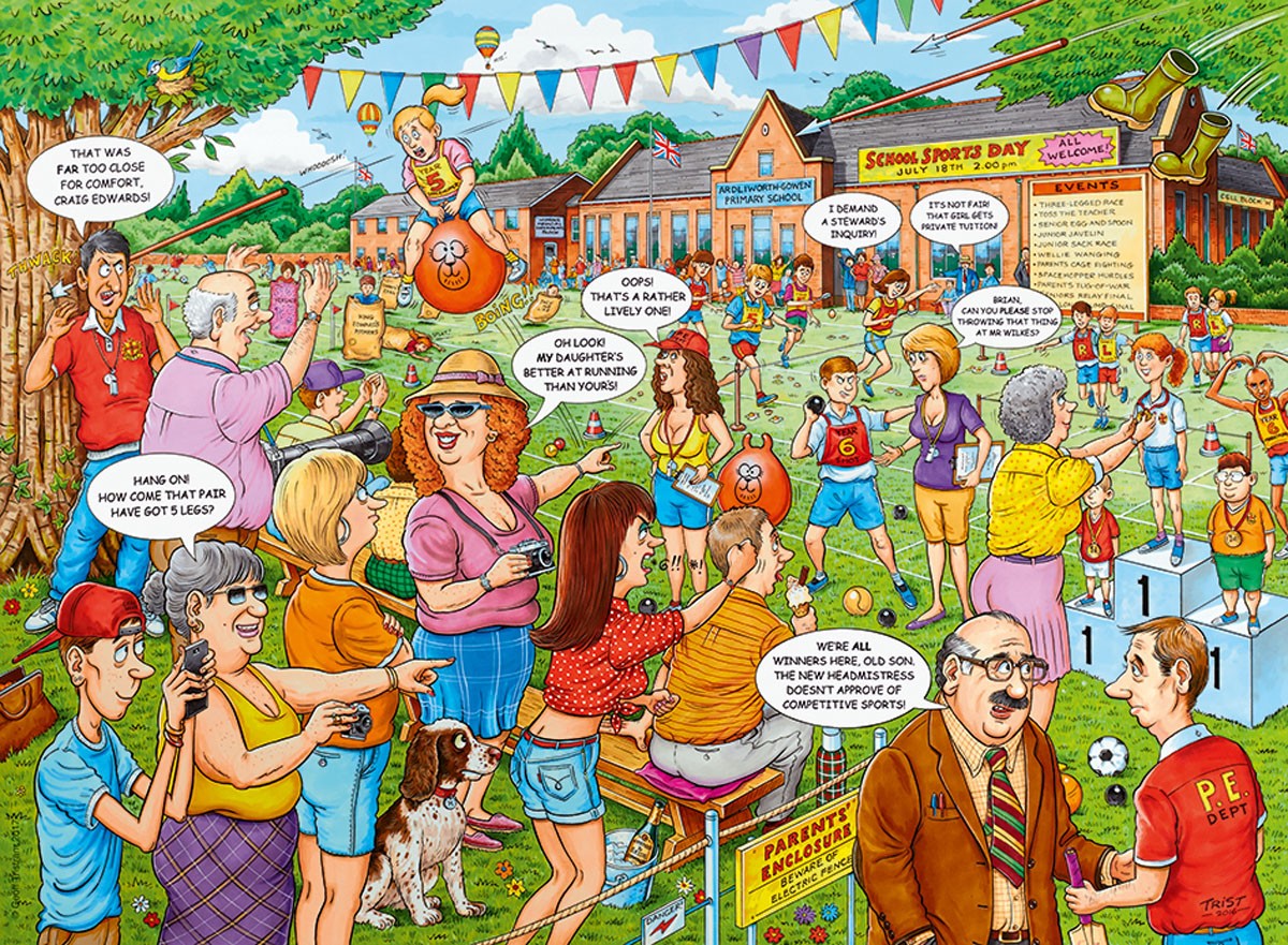 School Sports Day by Geoff Tristram 500pcs Puzzle