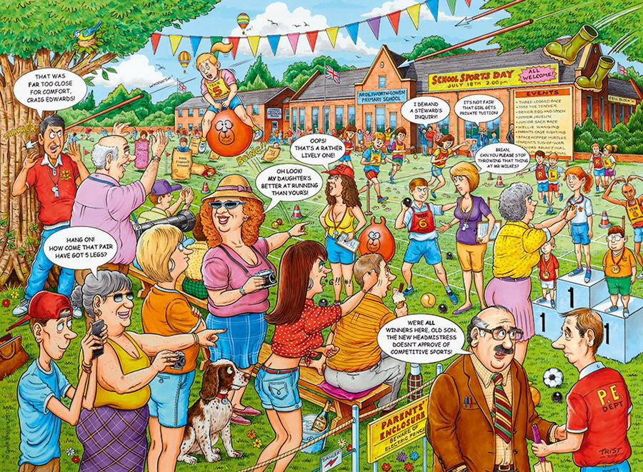 School Sports Day by Geoff Tristram 500pcs Puzzle