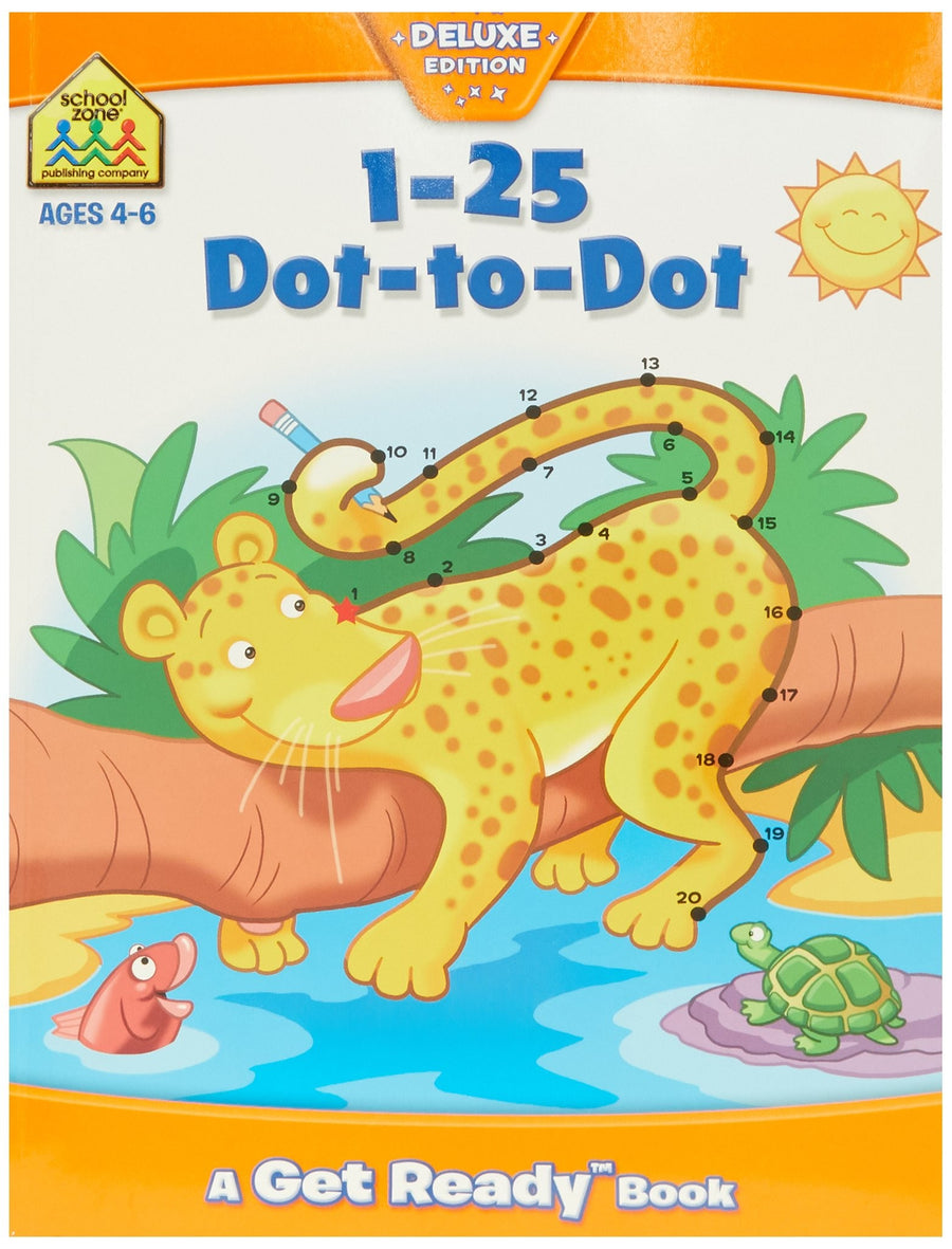School Zone: 1-25 Dot-To-Dot