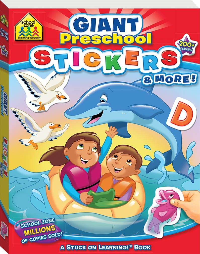 School Zone: Giant Preschool Stickers & More!