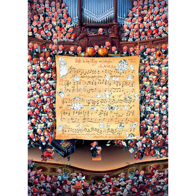 Score by Jean Jaques Loup 1000pc Puzzle