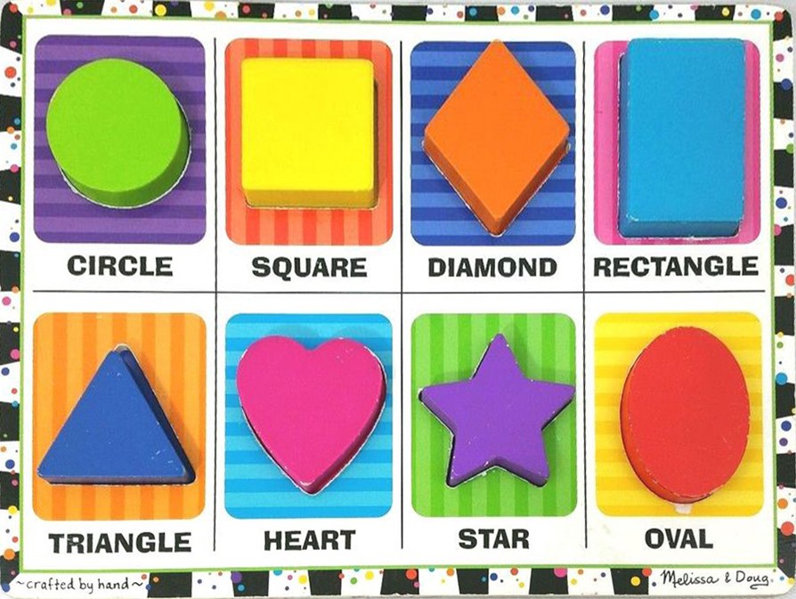 Shapes 8pcs Chunky Puzzle