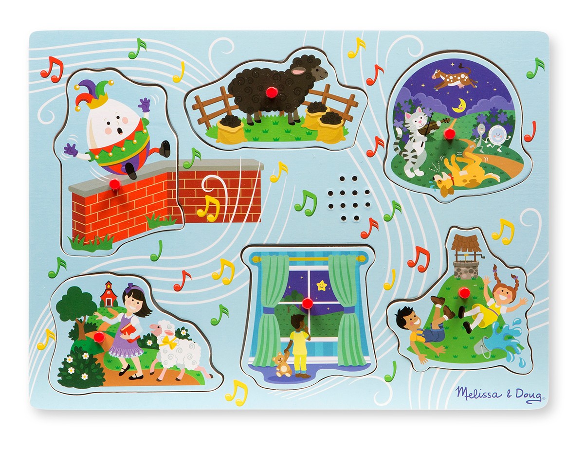 Sing-Along Nursery Rhymes (2) 6pcs Sound Puzzle