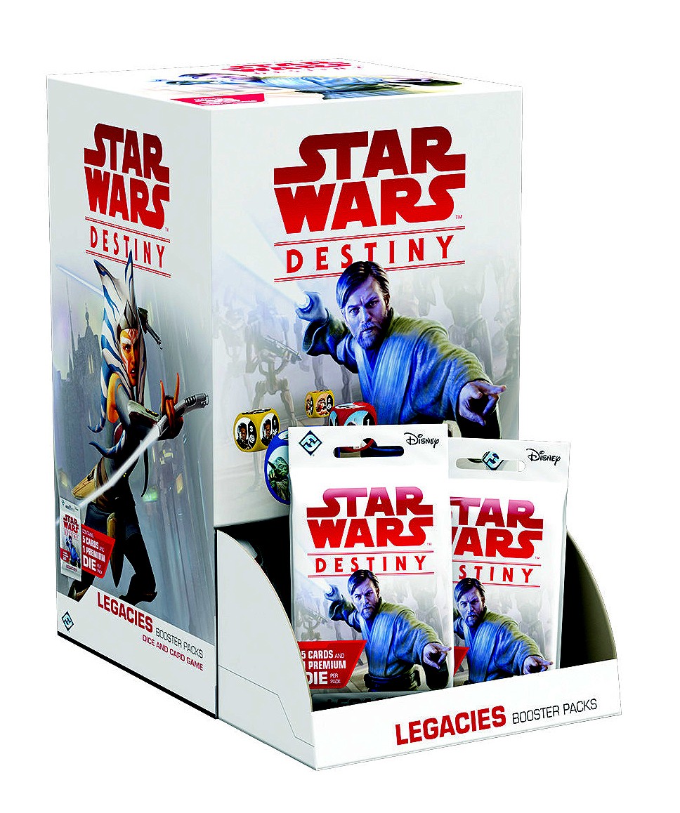 Star Wars Destiny Legacies Booster Display