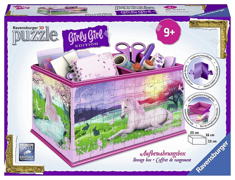 Storage Box -Unicorn (Girly Girl Edition) 216pcs 3D Puzzle
