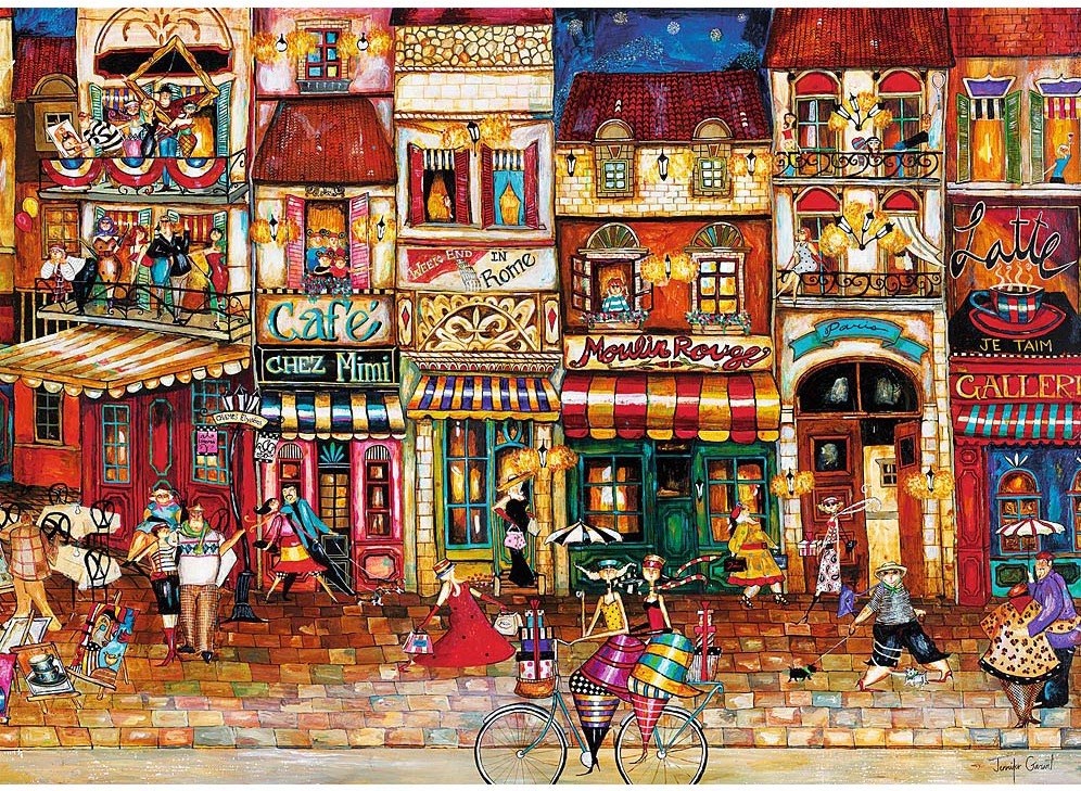 Streets of France by Jennifer Garant 1000pcs Puzzle