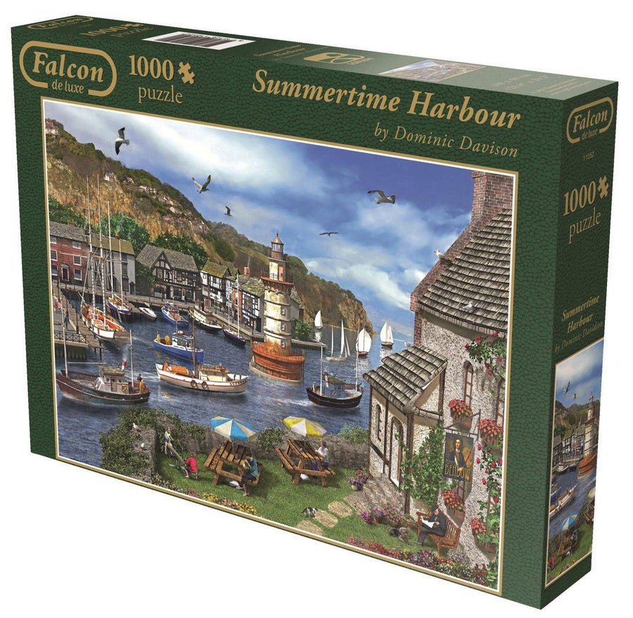 Summertime Harbour by Dominic Davison 1000pc Puzzle