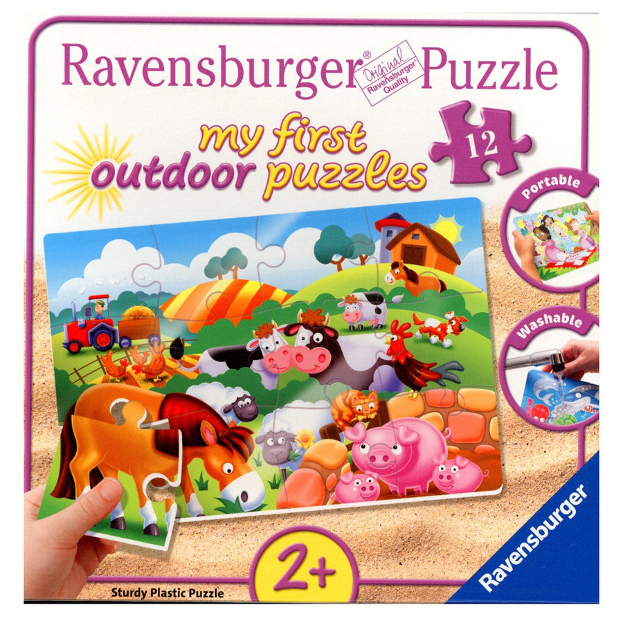 Sweet Farm Animals 12pcs Puzzle