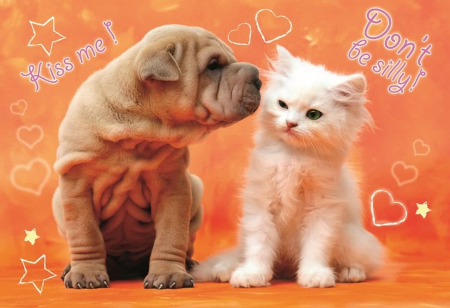 Sweet & Lovely, Kiss Me! Don't be Silly! 100pc Puzzle