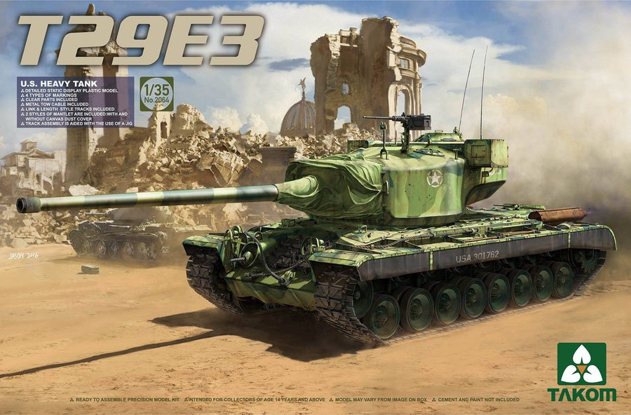 Takom 1/35 T29E3 U.S. Heavy Tank Kit TAK2064