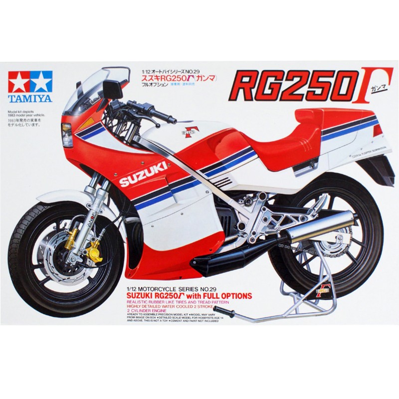 Tamiya 1/12 Suzuki RG250 With Full Options Kit