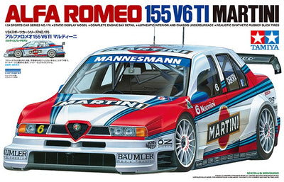 Tamiya 1/24 Alfa Romeo 155 V6 TI Martini Kit TA-24176