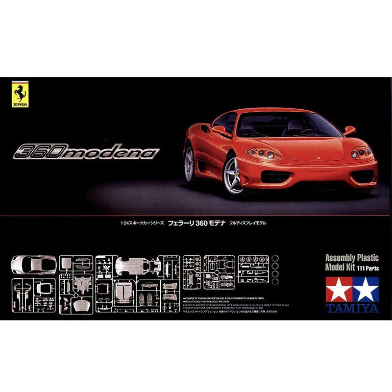 Tamiya 1/24 Ferrari 360 Modena Red Version Kit