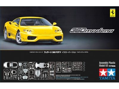 Tamiya 1/24 Ferrari 360 Modena Yellow Version TA-24299