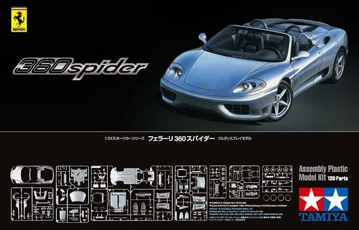 Tamiya 1/24 Ferrari 360 Spider Kit TA-24307