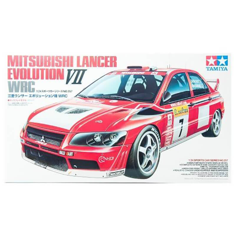 Tamiya 1/24 Mitsubishi Lancer Evolution VII WRC Kit TA-24257