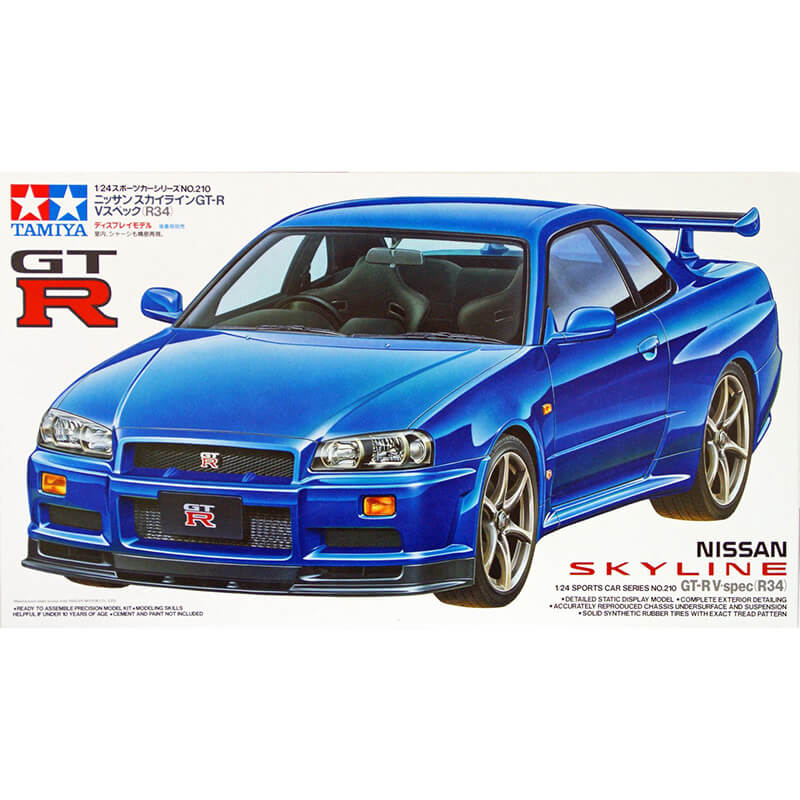 Tamiya 1/24 Nissan Skyline GT-R V-Spec R34 Kit