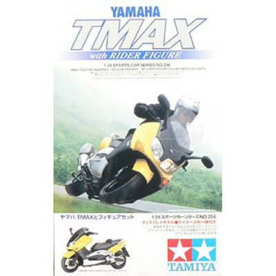 Tamiya 1/24 Yamaha Tmax With Rider Figure Kit
