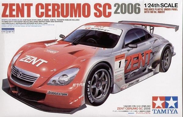 Tamiya 1/24 Zent Cerumo SC 2006 Kit TA-24303