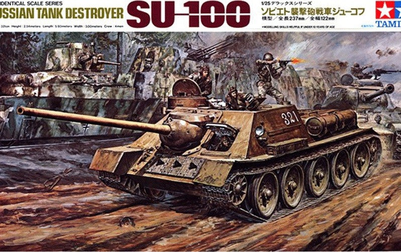 Tamiya 1/25 Russian Tank Destroyer SU-100 Kit