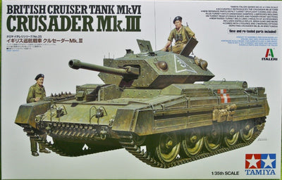 Tamiya 1/35 British Cruiser Tank Mk.VI Crusader Mk.III Kit