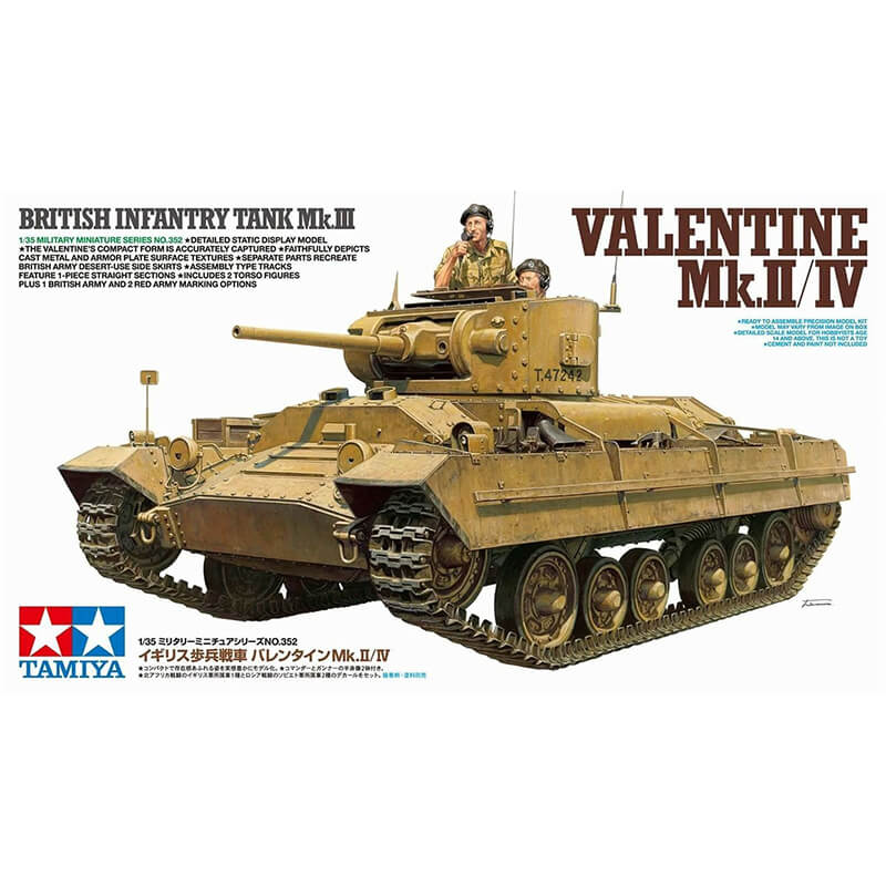 Tamiya 1/35 British Infantry Tank Mk.III - Valentine Mk.II/IV Kit