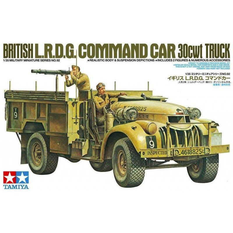 Tamiya 1/35 British L.R.D.G. Command Car 30cwt Truck Kit