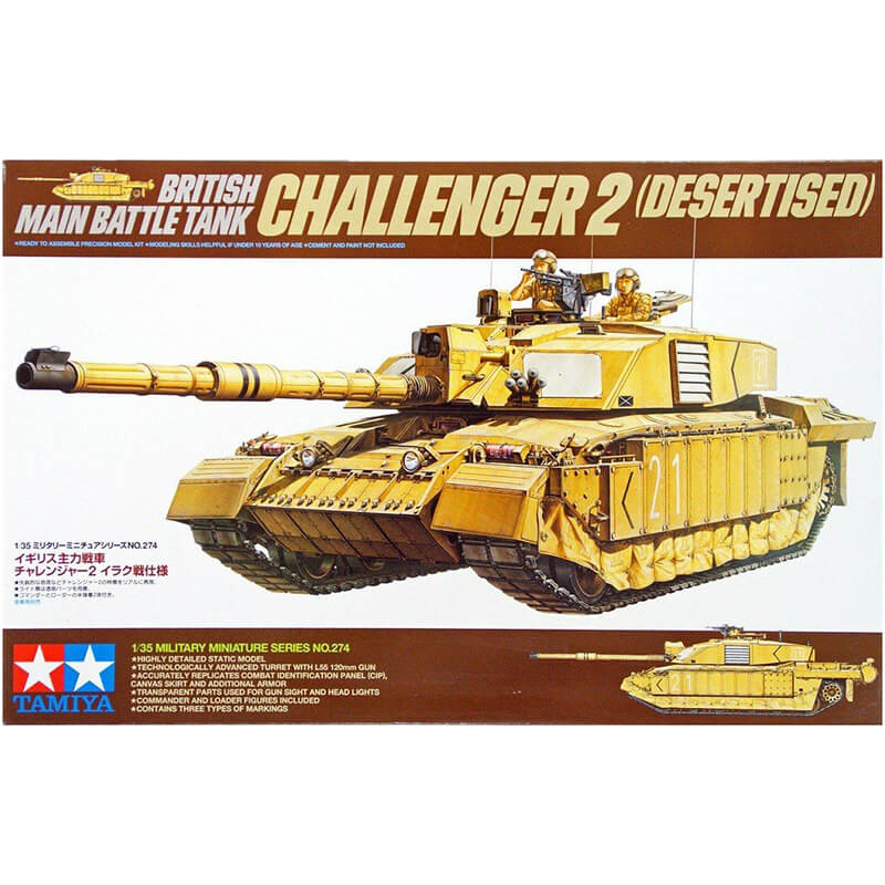 Tamiya 1/35 British MBT Challenger 2 (Desertised) Kit