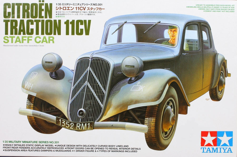 Tamiya 1/35 Citroen Traction 11CV Staff Car Kit