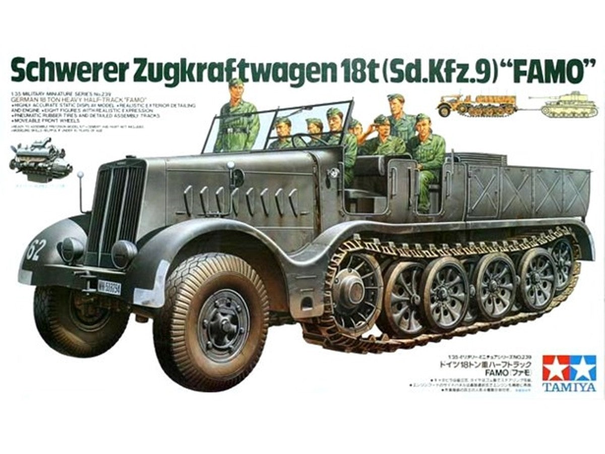 Tamiya 1/35 German 18 Ton Half-Track (Sd.Kfz.9) "FAMO" Kit