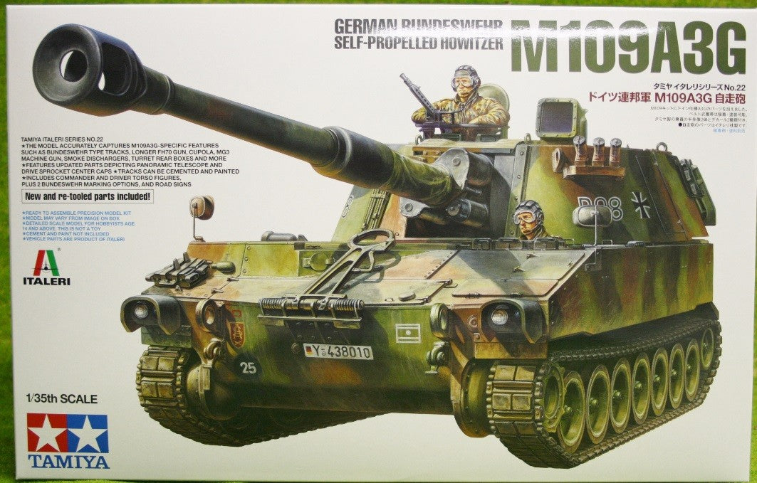 Tamiya 1/35 German Bundeswehr Self-Propelled Howitzer M109A3G Kit