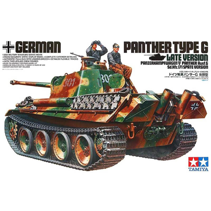 Tamiya 1/35 German Panther Type G Late Version Kit