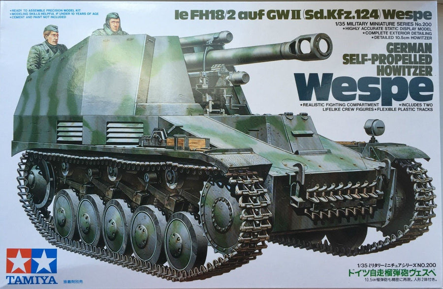Tamiya 1/35 German Self-Propelled Howitzer Wespe Kit