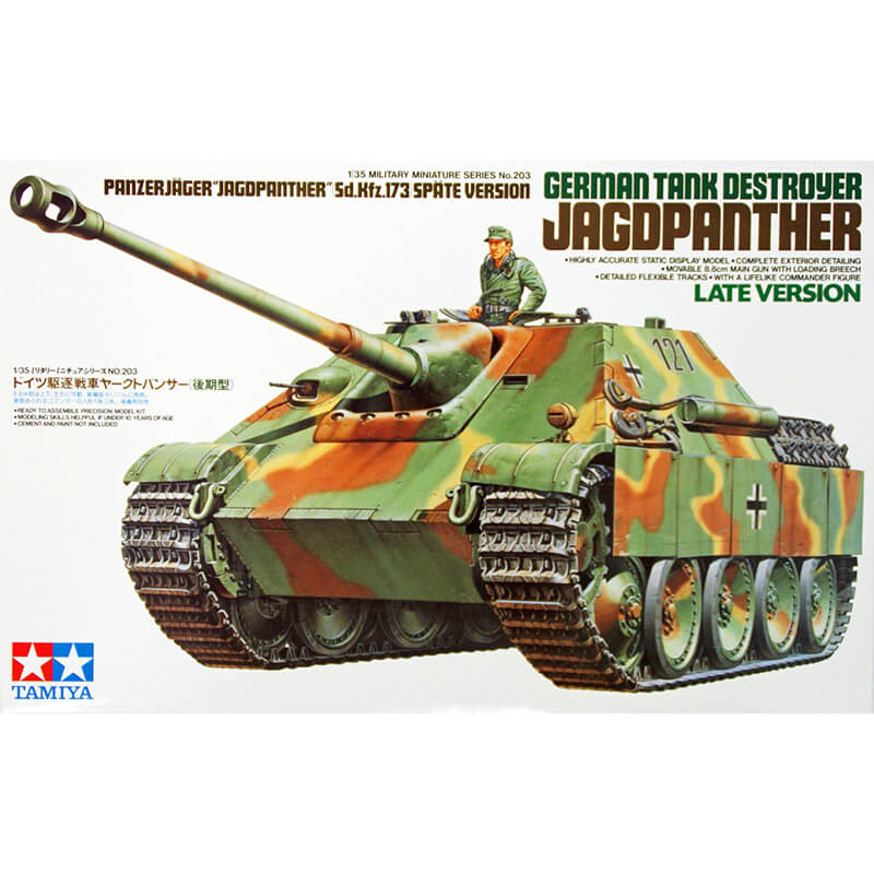 Tamiya 1/35 German Tank Destroyer Jagdpanther Late Version Kit