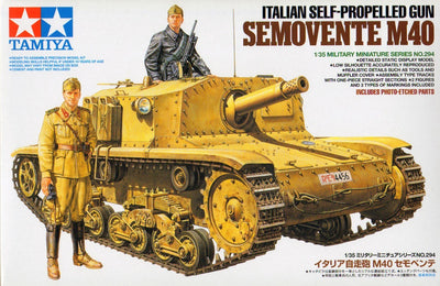 Tamiya 1/35 Italian Self-Propelled Gun Semovente M40 Kit