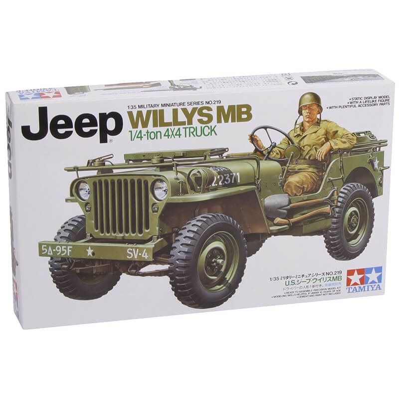 Tamiya 1/35  Jeep Willys MB 1/4 Ton 4X4 Truck Kit